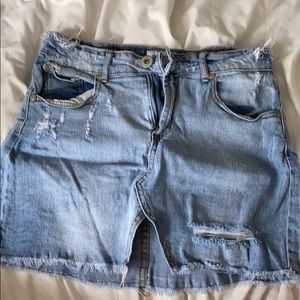 DENIM MINI SKIRT SIZE 5